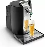 KRUPS BEERTENDER Machine à bière pression, Compatible avec les fûts de 5 L, Tireuse à bière, Pompe à bière, Indicateur température, Indicateur volume restant VB700800