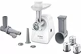 Bosch MFW2517W SmartPower Hachoir à Viande, Stainless Steel, 1 Liter, Blanc