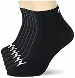 Puma - Quarters - Chaussettes de sport (lot de 6) - Homme - Noir - 39-42 EU