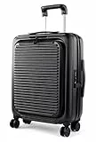 Mandarina Duck Tank Case - Trolley Cabin W/FRONT PC POCKET Black (Noir) 40 x 55 x 20 x H x W)