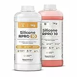 Silicone pour Moulage 1:1 R PRO 10, Caoutchouc de Silicone Liquide idéal pour Les moules Souples et Compatible avec Les résines, la Cire, Le plâtre et d'autres matériaux (2 kg)