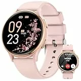 RUXINGX Montre intelligente pour femme, 1,27' HD, IP68, cardiofréquencemètre, oxymètre, 110 + modes sportifs, sommeil, fonction féminine