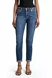 7 For All Mankind Jeans pour Femme - Modèle Josefina Boyfriend - Taille Moyenne - Bleu -