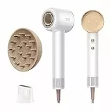 DREAME Hair Glory Combo Sèche-Cheveux Professionnel,Séchage Rapide,Moteur Haute Vitesse 110000 TR/Min,Débit d'air 70m/s,Puissante Technologie d‘Ions Négatifs,Léger,Faible bruit,Contrôle de Température