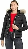 Tommy Jeans Veste Matelassée Femme Basic Hooded Down Jacket avec Capuche, Noir (Black), 4XL