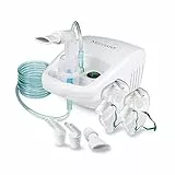 Medisana IN 500 inhalateur, nébuliseur à compresseur avec embout buccal et masque pour adultes et enfants, pour le rhume ou l'asthme avec accessoires supplémentaires et tube long