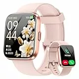 Montre Connectée Femme pour Samsung,iPhone,Android,1.8' HD Smartwatch avec Appel Bluetooth,Voix de l'IA,Alexa intégrée,Smartwatch Moniteur de SpO2,Sommeil,Podometre,Calories, IP68 Montre Intelligente