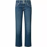Pepe Jeans Straight Jeans LW, Bleu (Denim-Ee3), 29 W/32 L Femme
