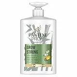Pantene Shampoing Biotine et Bambou, Grow Strong, Aide Á Réduire La Chute De Cheveux, 1000 ml