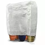 vounot Housse Hivernage Plante avec Cordon de Serrage et Zipper Voile d’Hivernage en Polypropylème 150g/m² Housse de Protection pour Plantes Réutilisable Résistant 250x360cm