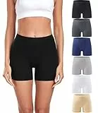 wirarpa Boxer Femme Modal Shorty Femme Super Doux Panty Caleçons Femme Short Sécurité sous Jupe Lot de 6 Multicolor Taille S