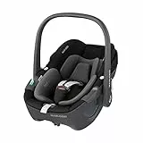 Maxi-Cosi Pebble 360 i-Size, Siège-auto bébé, Siège-auto nouveau-né 360, 0 à 15 mois (40 à 83 cm), Rotation à une main, Protection G-CELL contre les chocs latéraux, Essential Black