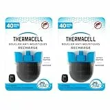 2 Recharges Liquide pour Bouclier Anti Moustiques et Moustiques Tigres - Thermacell - 80 Heures Protection Totale - Zone de Protection 29 m² - THE55RECHARG40X2