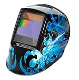 GYS, Masque de Soudage LCD ZEUS 5-13 G COSMIC True Color, Teinte 3/513, Champ de Vision100x67mm, Assombrissement Auto 0,08ms, Classe Optique 1/1/1/2, pour MMA, TIG, MIG/MAG & Meulage