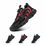Hitmars Baskets Homme Chaussures de Sport Running Sneaker Air Chaussures de Course Chaussures de Marche Chaussures de Running Jogging Fitness Gym Outdoor Rouge EU 39