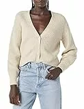 Amazon Essentials Cardigan Côtelé Doux Au Toucher Femme, Beige, L