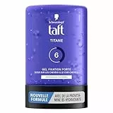 Schwarzkopf - Taft - Gel Tube Coiffant - Gel Titane - Résistance Humidité - Fixation Forte - Doux sur les cheveux - Tenue longue durée - Sans Effet Collant - Formule Provitamine B5-300 ml