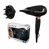 Rowenta Pro Expert Sèche-cheveux Moteur Pro AC, Puissance 2200 W, Séchage ultra-rapide, Système ionique pour réduire l'électricité statique, 2 accessoires, Touche air froid CV8830F0
