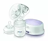 Philips Avent - SCF332/01 - Tire-Lait Electronique Simple avec 1 Biberon 125 ml et 1 Tétine 1 Trou Natural
