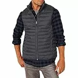Amazon Essentials Doudoune Pliable Imperméable Légère Homme, Noir, L