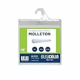 Bleu Câlin Protège polochon (traversin) Molleton 100% Coton PTA Lea