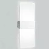 KingYH Appliques Murales LED Intérieure 12W Moderne Lampes Murale Blanc Froid 6500K Interieur Illuminazione Haut Vers le Bas Éclairage Applique avec Fil de Terre pour Chambre Salon Escalier Couloir