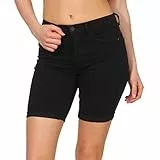 ONLY Short en Denim ONLRAIN Taille Moyenne Bodycon Fit Shorts Black XL Black 1 XL