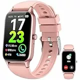 Dyurwa Montre intelligente pour femme, montre intelligente HD de 1,55 pouces, répondre/passer des appels, montre de fitness 2025 avec moniteur de fréquence cardiaque/moniteur de sommeil, podomètre