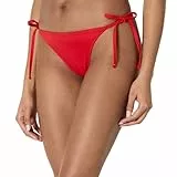 Amazon Essentials Bas de Bikini à Nouer sur Le côté Femme, Rouge Coquelicot Vif, 42