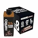 Hipro - Boisson protéinée goût chocolat - 330ml - Lot de 8x330ml