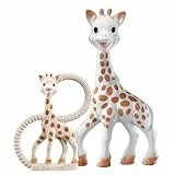 Sophie la Girafe - Coffret Cadeau Naissance Sophie la Girafe + Anneau de Dentition - Caoutchouc 100% naturel - Set d'activité pour enfant - Jouet d'éveil pour enfant
