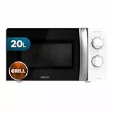 Cecotec Micro-onde avec Grill Proclean 2110, Capacité de 20 litres et puissance de 700 W, Mode Décongélation, 6 niveaux de puissance, Minuterie