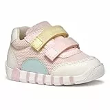 Geox Bébé Fille B IUPIDOO Girl A Basket, Lt Pink/Watersea, 20 EU