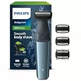 Philips Bodygroom Series 3000, tondeuse corps et entrejambe étanche, rasage de près confortable, pour toutes les zones du corps, 60 min. Autonomie, modèle BG3027/03