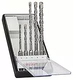 Bosch Accessories 5 pièces Jeu de forets SDS plus-5 Robust Line (pour le béton, accessoires pour perceuse)