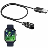 Compatible Pour Cable USB Compatible Pour Smartwatch ICE-WATCH Montre Connectée enfant ICE smart junior 2.0 1,75 Pouces (Noir)