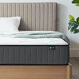 Zinus Matelas 140x 190 cm - Épaisseur 20cm - Matelas à Ressorts ensachés et Mousse à mémoire de Forme - Matelas Hybride