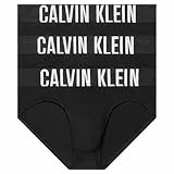 Calvin Klein Hip Brief 3Pk 000NB3607A, Noir (Black, Black, Black), XL Homme
