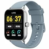 TOOBUR Montre Connectée Homme/Femme avec Alexa et Podometre, 1,8' Smartwatch avec 100 Sports, Repondre Appel et cardiofrequencemetre, Étanche IP68 pour Natation, Compatible avec iOS et Android