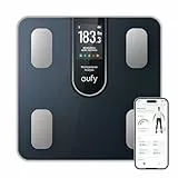 eufy C20 Balance Connectée avec grand écran TFT intégré pour une utilisation hors ligne, Bluetooth Pèse Personne Connectée pour le poids corporel avec 16 mesures, IMC, multi-modes, haute précision