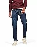 G-STAR Homme Jean 3301 Straight, Bleu (DK Aged 51002-4639-89), 33W / 32L