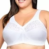 Glamorise Femme 1001 Soutien-Gorge, Blanc, 135E EU