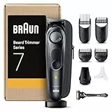 Braun Tondeuse À Barbe Series 7 BT7441, Tondeuse À Barbe Avec Outils Professionnels Et 100 Minutes D'autonomie