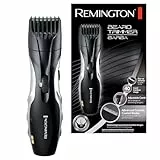 Remington Tondeuse barbe électrique [Utilisation facile & précise] Barba (Ergonomique, lames céramique auto-affûtées & lubrifiées à vie, 9 réglages 1,5-18mm, Secteur/batterie, brosse incl.) MB320C