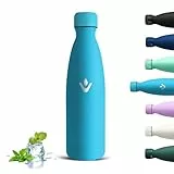 Grsta Gourde Isotherme 500ml, Sans BPA Gourde Enfant, 24h Froid et 12h Chaud, Bouteille Isotherme, Anti Fuite Gourde Inox, Réutilisable Bouteille d'eau en Acier Inoxydable pour École, Bureau, Outdoor