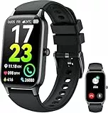 Soudorv Montre intelligente avec appels, 2025 HD 1,57' Smartwatch homme femme, 112 + modes sportifs Smart Watch (noir)