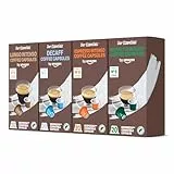 by Amazon Capsules de Café en Plastique Nespresso, Variety Pack Torréfaction Corsée, 50% Arabica, 50% Robusta, 80 Unités (4 Paquets de 20), – Certifiées Rainforest Alliance