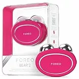 FOREO BEAR 2 Appareil micro courant visage liftant et tonifiant avancé - Sculptant anti-âge - Lifting visage instantané - Raffermir, modeler - Non invasif - Fuchsia