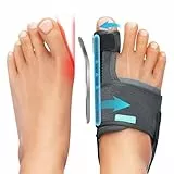TENICORE 1 paire de corrections d'hallux valgus avec 2 écarteurs d'orteils en fer