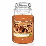 Yankee Candle bougie parfumée Bâton de cannelle - Format jarre - Bougie longue durée jusqu’à 150 heures de combustion - Cadeau parfait pour femme